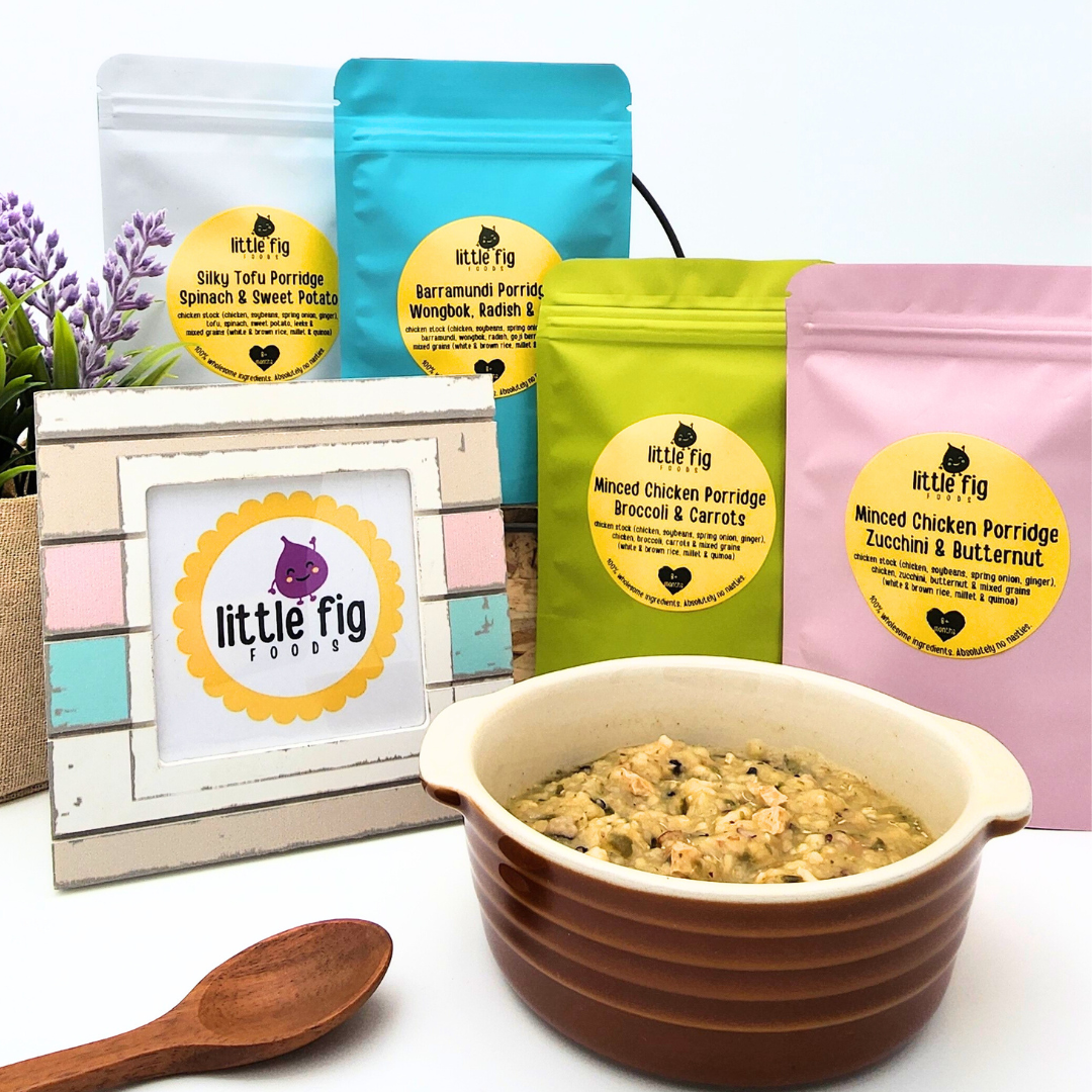 Minced Chicken Porridge with Broccoli & Carrots